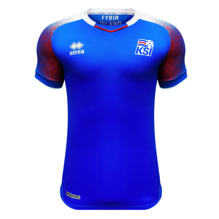 2018-2019 Iceland Home Errea Football Shirt (Kids)