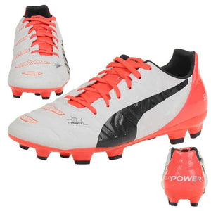 Puma Evopower 3.2 FG Football Boots (White-Orange) - Kids_0