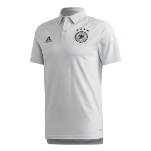 2020-2021 Germany Adidas Polo Shirt (Clear Grey)_0