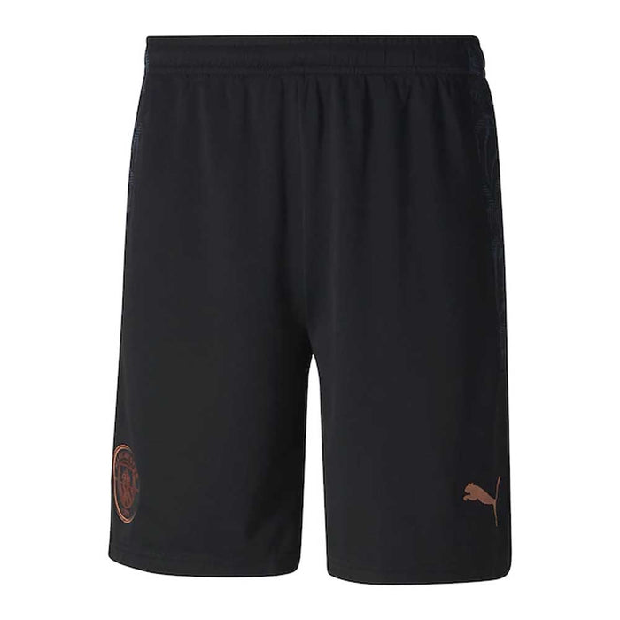 2020-2021 Manchester City Away Football Shorts (Black)