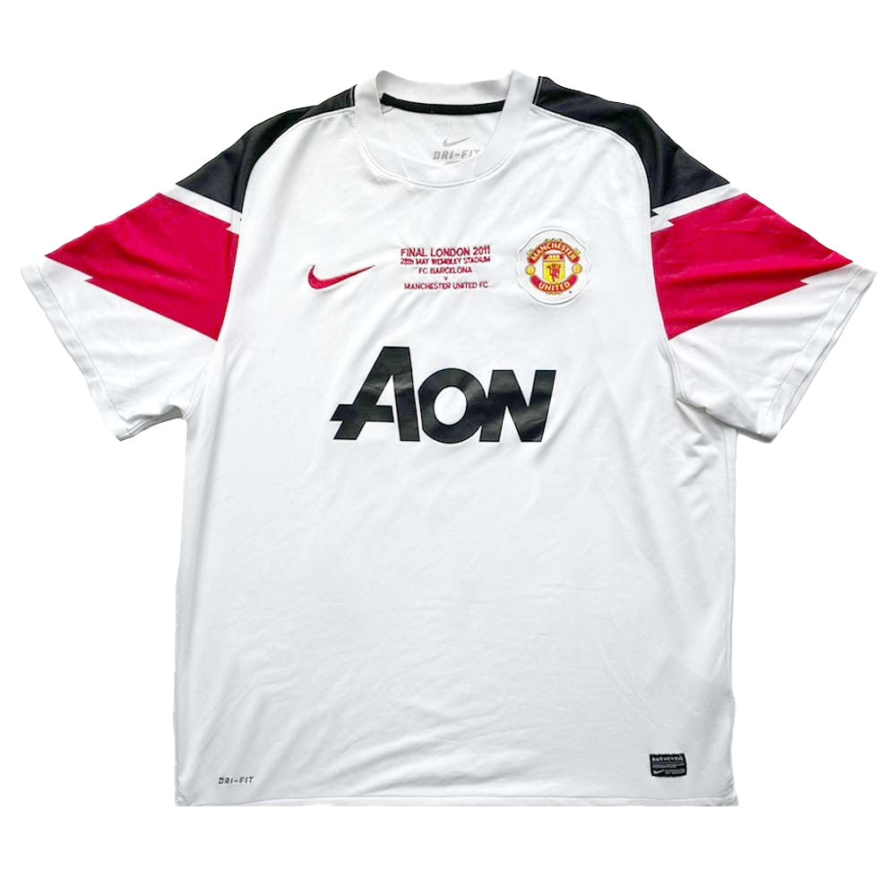 Manchester United 2010-11 Away Shirt (Scholes 18 Champions League Final) ((Very Good) XL)_1
