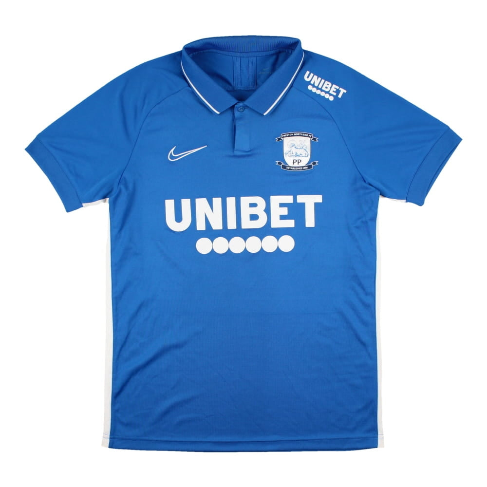 Preston North End 2018-19 Player Issue Polo Shirt ((Excellent) M)_0