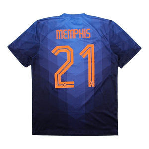 Holland 2014-15 Away Shirt (Memphis #21) ((Excellent) M)_0