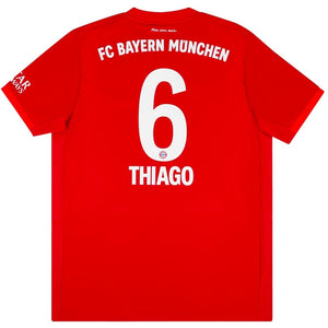 Bayern Munich 2019-20 Home Shirt (Thiago #6) ((Excellent) XL)_0