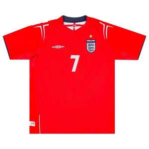 England 2004-06 Away Shirt (Beckham #7) ((Excellent) XL)_1