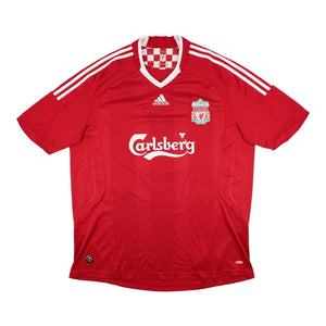Liverpool 2008-10 Home Shirt (Gerrard #8) ((Very Good) XL)_1