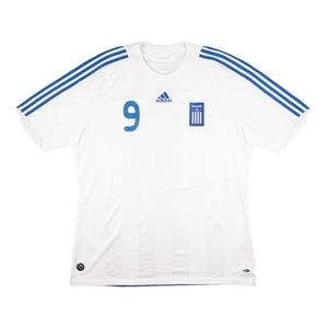 Greece 2008-09 Away Shirt (Charistea #9) ((Very Good) XL)_1