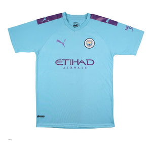 2019-2020 Manchester City Puma Home Football Shirt - Aguero 10 ((Very Good) L)_1