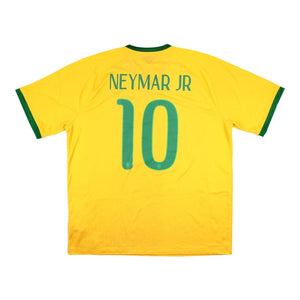 Brazil 2014-15 Home Shirt (Neymar #10) ((Excellent) XL)_0