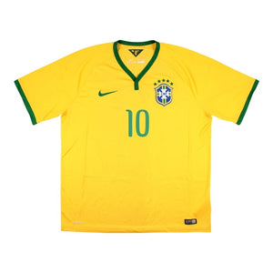 Brazil 2014-15 Home Shirt (Neymar #10) ((Excellent) XL)_1