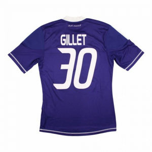 Anderlecht 2012-13 Home Signed Shirt (Gillet #30) ((Excellent) S)_0