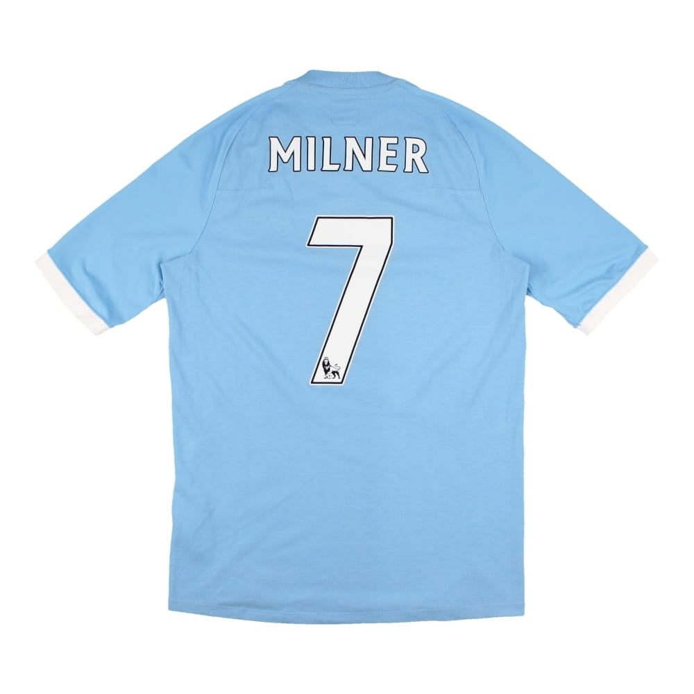 Manchester City 2010-11 Home Shirt (Milner #7) ((Very Good) S)_0