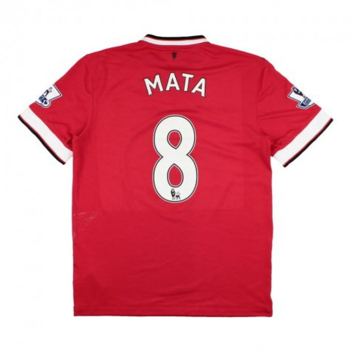 Manchester United 2014-15 Home Shirt (Mata #8) ((Good) M)