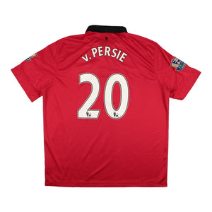 Manchester United 2013-14 Home Shirt (Van Persie #20) ((Fair) XXL)_0