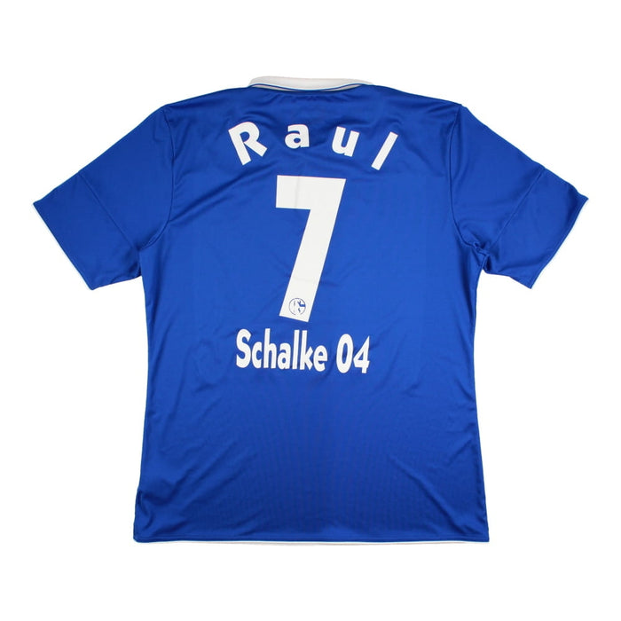 Schalke 2010-12 Home Shirt (Raul #7) (Excellent)