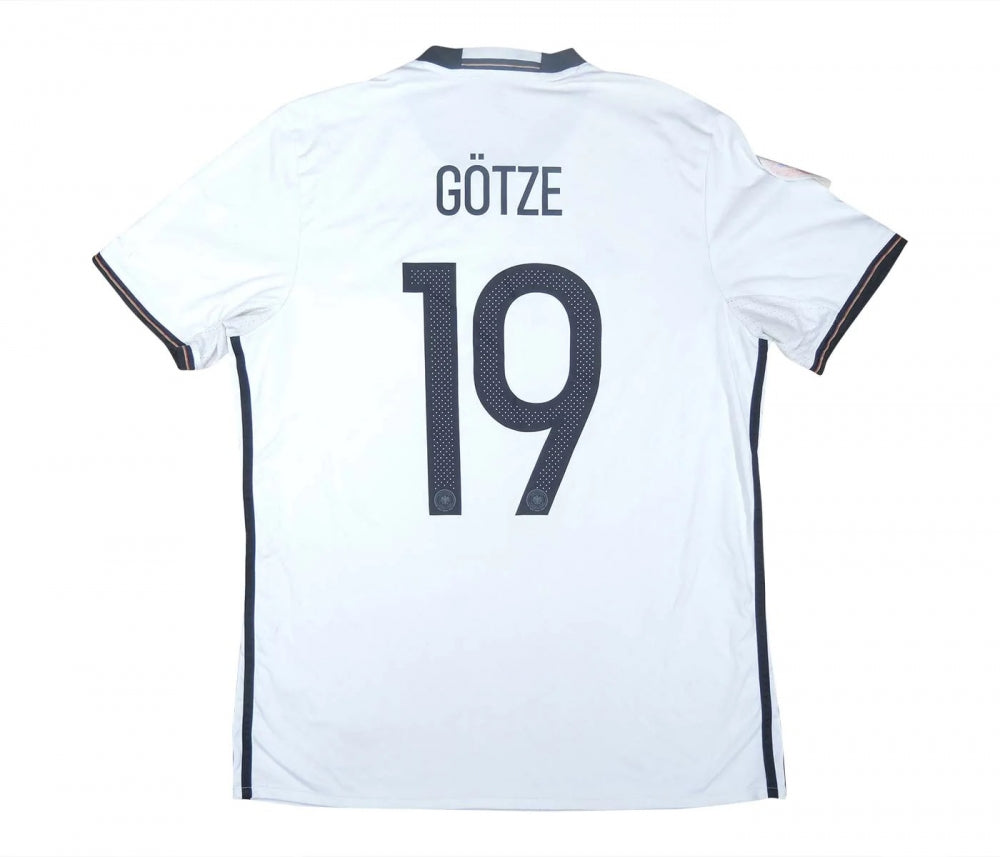 Germany 2016-17 Home Shirt (Gotze #19) (Very Good)_0