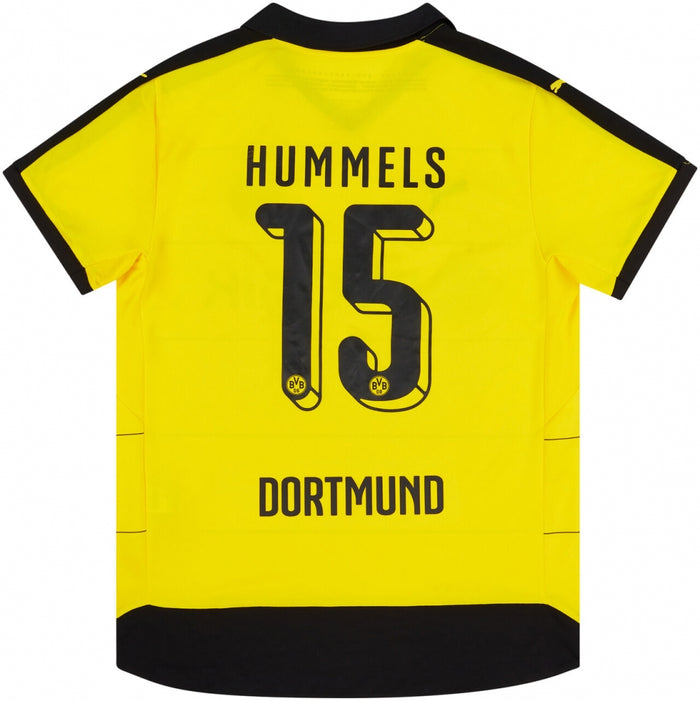 Borussia Dortmund 2015-16 Home Shirt (Hummels #15) (Excellent)