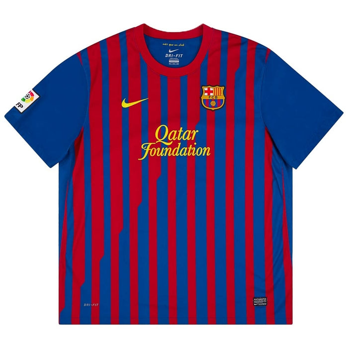 Barcelona 2011-12 Home Shirt ((Mint) M)