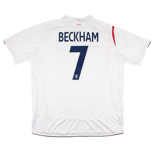 England 2005-07 Home Shirt (Beckham #7) (Very Good)_0