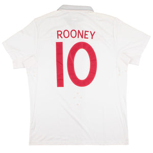 England 2009-10 Home Shirt (Rooney #10) (Very Good)_0