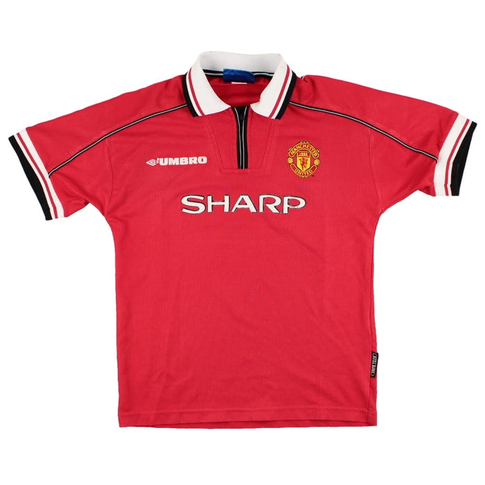 Manchester United 1998-2000 Home Shirt (Boys 12) (Very Good)