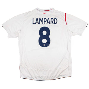 England 2005-07 Home Shirt (Lampard #8) (Good)_0