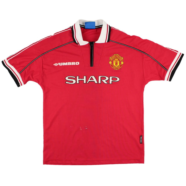 Manchester United 1998-2000 Home Shirt (Cole #9) (M) (Very Good)_1