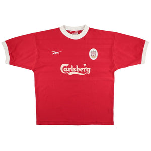 Liverpool 1998-00 Home Shirt (Heskey #8) (L) (Very Good)_1