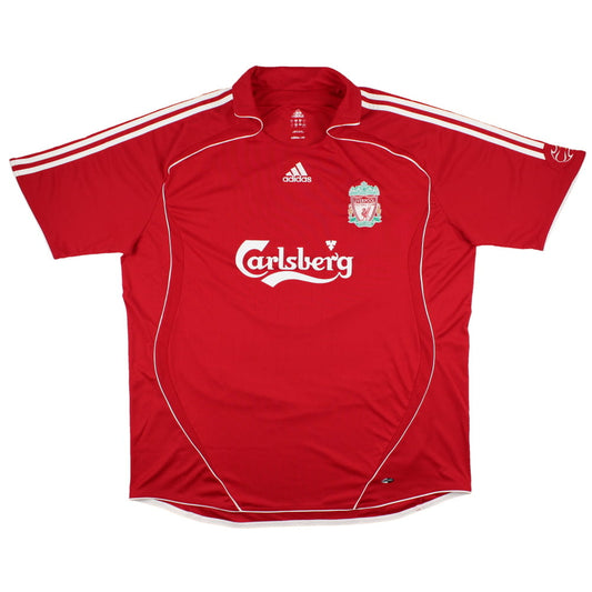 Liverpool 2006-08 Home Shirt (M) (Excellent)_0