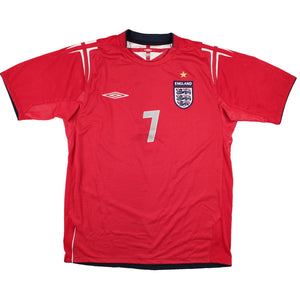 England 2004-06 Away Shirt (M) Beckham #7 (Very Good)_1