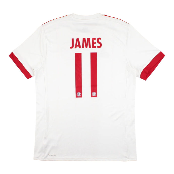 Bayern Munich 2017-18 Third Shirt (M) James #11 (Very Good)