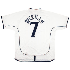 England 2001-03 Home Shirt (XL) Beckham #7 (Excellent)_0