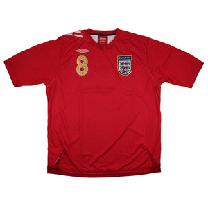 England 2006-08 Away Shirt (XL) Lampard #8 (Very Good)_1