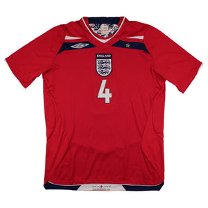 England 2008-10 Away Shirt (M) Gerrard #4 (Excellent)_1