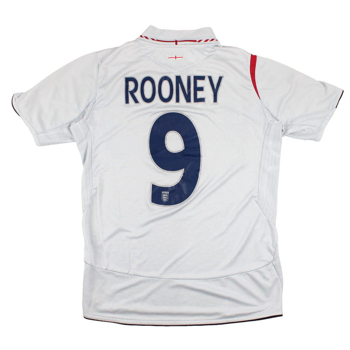 England 2005-07 Home Shirt (S) Rooney #9 (Fair)