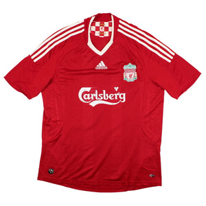 Liverpool 2008-10 Home Shirt (L) Mascherano #20 (Good)_1