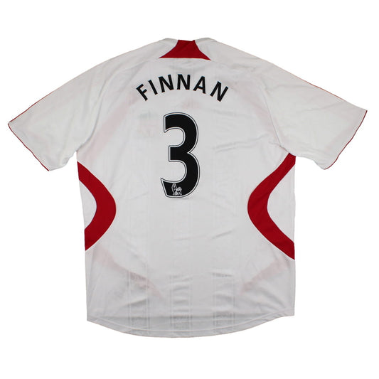 Liverpool 2007-08 Away Shirt (XL) Finnan #3 (Very Good)_0