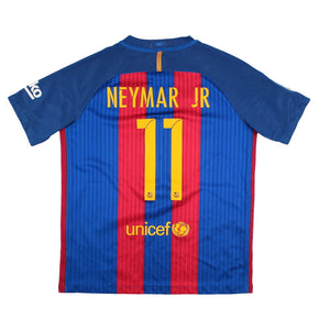 Barcelona 2016-17 Home Shirt (XLB) Neymar #11 (Excellent)_0