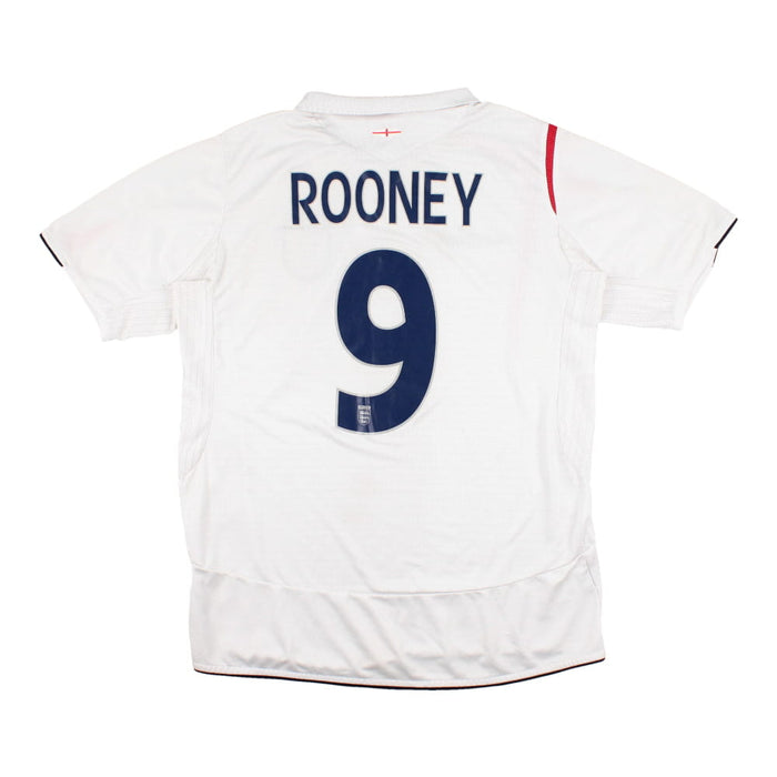 England 2007-09 Home Shirt (Rooney #9) (Fair)