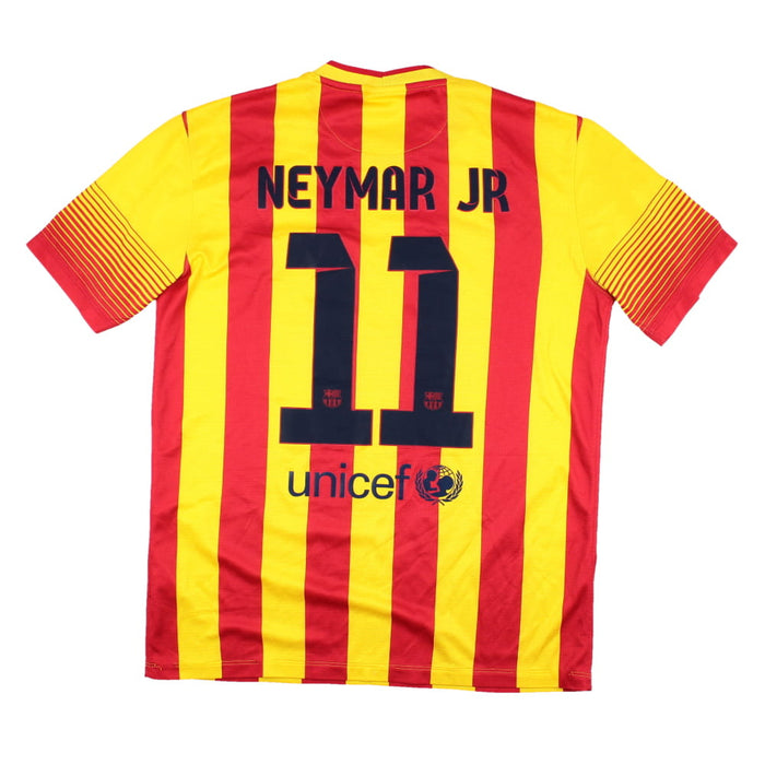 Barcelona 2013-14 Away Shirt (M) Neymar Jr #11 (Very Good)