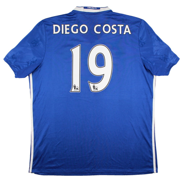 Chelsea 2016-17 Home Shirt (XL) Diego Costa #19 (Excellent)