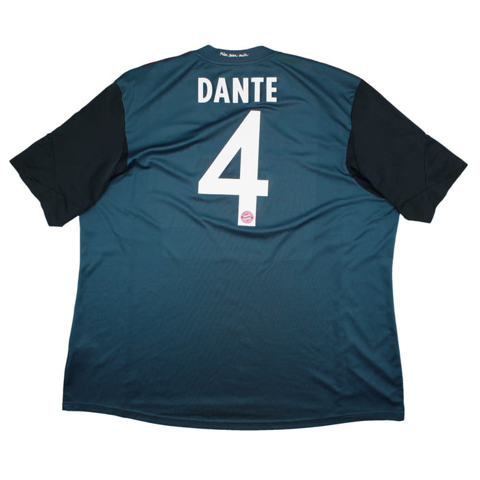 Bayern Munich 2013-14 Third Shirt (3XL) Dante #4 (Excellent)