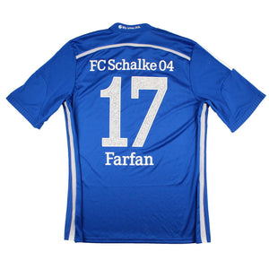 Schalke 2014-15 Home Shirt (L) Farfan #17 (Mint)_0