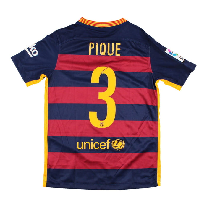 Barcelona 2015-16 Home Shirt (SB) Pique #3 (BNWT)