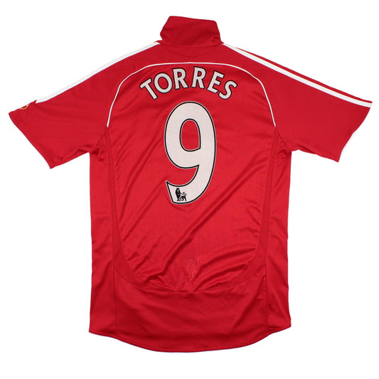 Liverpool 2006-08 Home Shirt (M) Torres #9 (Very Good)_0