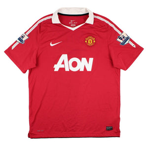 Manchester United 2010-11 Home Shirt (L) Rooney #10 (Good)_1