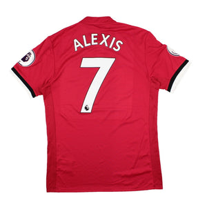 Manchester United 2017-18 Home Shirt (S) Alexis #7 (Mint)_0