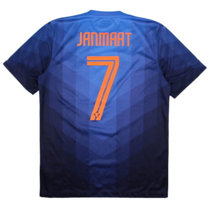 Holland 2014-15 Away Shirt (Janmaat #7) (M) (Excellent)