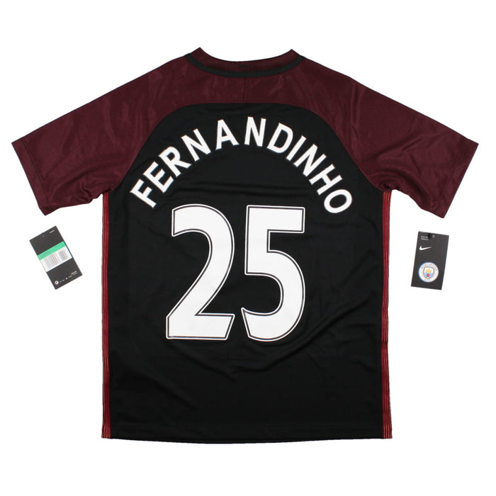 Manchester City 2016-17 Away Shirt (Fernandinho #25) (XLB) (BNWT)