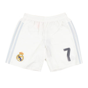 Real Madrid 2015-16 Home Shorts (#7) (7-8y) (BNWT)_0